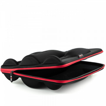 Set de 2 pahare de sampanie cu loc pentru sticla de sampanie in carcasa Elegance