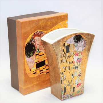 Vaza Klimt - The Kiss - Auriu 20 cm