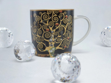 Cana Klimt - Pomul Vietii - Negru 270 ml