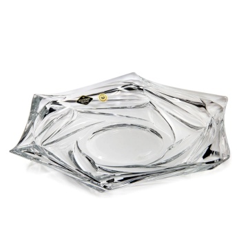 Cristal Bohemia - Platou intins pentru tort Elisee 33 cm
