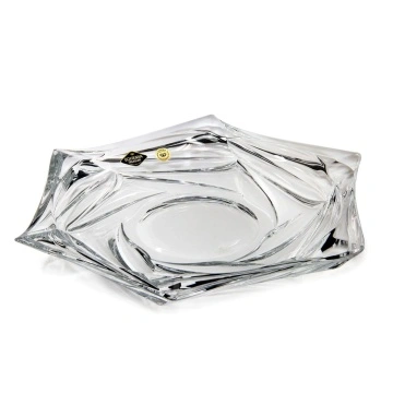 Cristal Bohemia - Platou intins pentru tort Elisee 33 cm