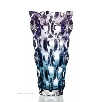 Cristal Bohemia - Vaza Zefir curcubeu - Img 2