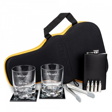 Guitar Whisky Set Moods - Set de whisky in carcasa Elegance cu forma de chitara