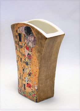 Vaza Klimt - The Kiss - Auriu 20 cm