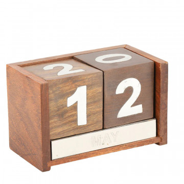 Calendar de birou Perpetuu - lemn de trandafir