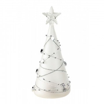 Decor Craciun Brad de sticla cu lumini LED