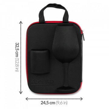 Set de pahar urias Moods pentru vin si pahar Moods de whisky in carcasa Elegance