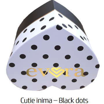 Aranjament trandafiri de sapun in cutie inima
