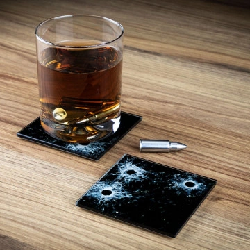 Guitar Whisky Set - Set de whisky in carcasa Elegance cu forma de chitara - Img 5