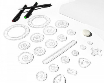 Spirograph – Set de sabloane pentru desen geometric creativ