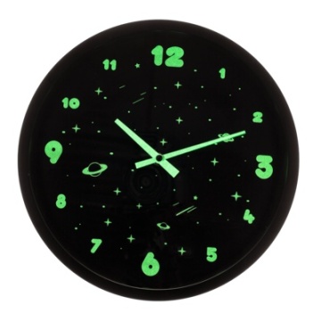 Ceas de Perete Fosforescent Spatial