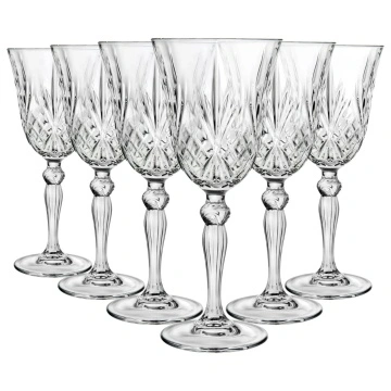 Pahare de vin rosu La Scala din Cristal 280 ml - Img 4