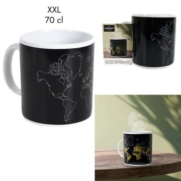Cana Termosensibila Harta Lumii XXL - Img 2