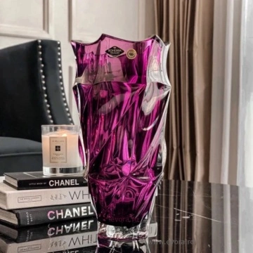 Cristal Bohemia - Vaza pentru flori colectia Elisee amethist