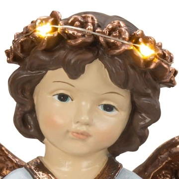 Inger color cu coronita LED 26x17 cm - Img 3