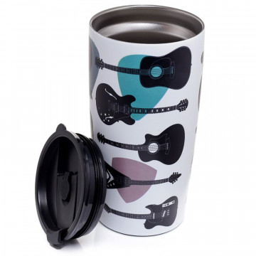 Pahar cu pereti dubli Termos Chitara 550 ml - pentru bauturi calde sau reci