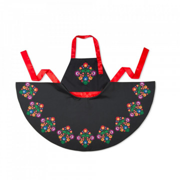 Sort inflorat tip rochie neagra - cutie cadou