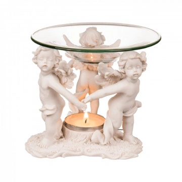 Suport lumanare si Candela uleuri aromatice Dansul Ingerilor - Img 2