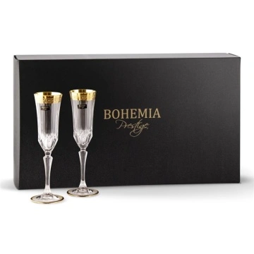 Bohemia Prestige - Pahare de sampanie Agape din Cristal 180 ml