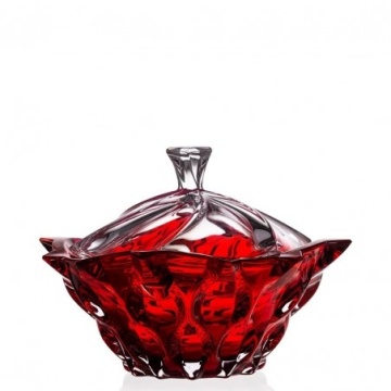 Cristal Bohemia - Caseta Zefir rosu