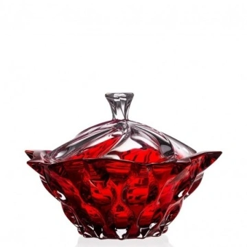 Cristal Bohemia - Caseta Zefir rosu