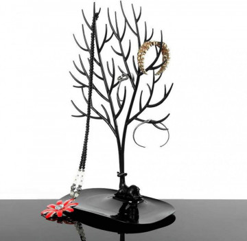 Cutie de bijuterii tip stand decorativ cerb mare Fuchsia