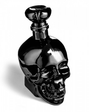 Sticla Decantor Whiskey Craniu Black