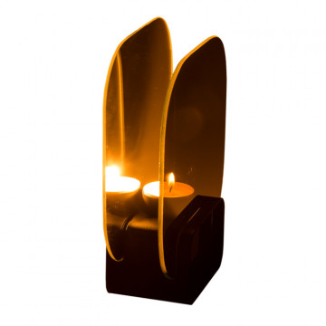 Suport de lumanare cu iluzie infinita Infinity Candle