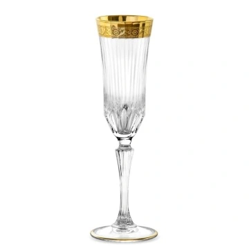Bohemia Prestige - Pahare de sampanie Agape din Cristal 180 ml - Img 3