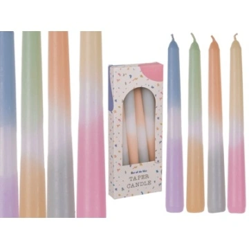 Set 4 Lumanari Drepte Pastel 20cm - Img 2