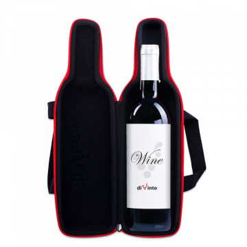 Set de servire vin in carcasa Elegance - tirbuson cu presiune de aer, racitor cu antipicurator, dop de vidare