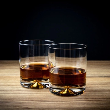 Cutie cu loc pentru Wisky Evora cu 2 pahare