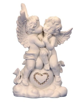 Sweet Angels - Ingeri indragostiti cu inima 24 cm