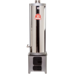 Boiler pe lemne inox 90 L cu focar economic FM - Img 2