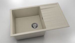 Chiuveta FAT cu blat stang/drept 80x49x21 Fatgranit - Img 5