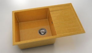 Chiuveta FAT cu blat stang/drept 80x49x21 Granixit - Img 6