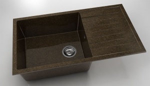 Chiuveta FAT cu blat stang/drept 90x49x21 Granixit - Img 26