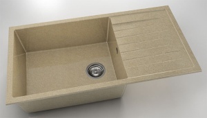 Chiuveta FAT cu blat stang/drept 95x49x21 Granixit - Img 13
