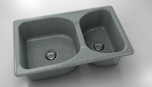 Chiuveta FAT cu doua cuve 80 X 49 X 21 Granixit - Img 39