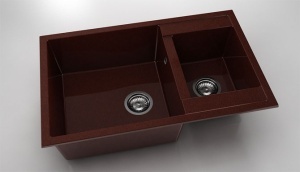 Chiuveta FAT cu doua cuve 80x49x21 Granixit - Img 5