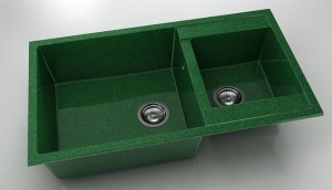 Chiuveta FAT cu doua cuve 90x49x21 Granixit - Img 5