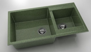 Chiuveta FAT cu doua cuve 90x49x21 Granixit - Img 18