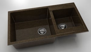 Chiuveta FAT cu doua cuve 90x49x21 Granixit - Img 26