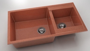 Chiuveta FAT cu doua cuve 90x49x21 Granixit - Img 38
