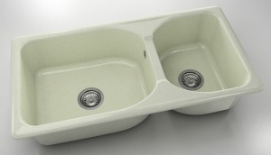Chiuveta FAT cu doua cuve 95 X 49 X 2 Granixit - Img 47