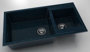 Chiuveta FAT cu doua cuve 95x49x21 Granixit - Img 15