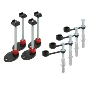 Set suporti (4buc) de sustinere/montaj TECEdrainline, izolati fonic, 137-184 mm