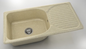 Chiuveta FAT cu blat dreapta/stanga 95 x 49 x 21 Granixit
