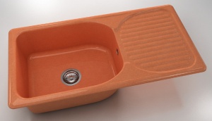 Chiuveta FAT cu blat dreapta/stanga 95 x 49 x 21 Granixit - Img 11