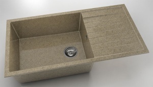 Chiuveta FAT cu blat stang/drept 95x49x21 Granixit - Img 50